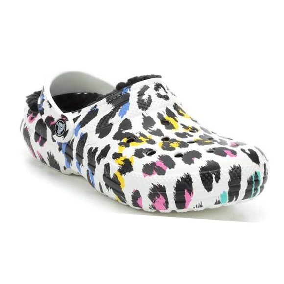 CROCS Shoes - Adults' Crocs Classic Lined Animal Clogs in Leopard